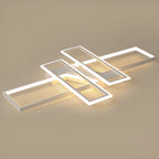 Plafoniera moderna a LED semi-incasso a 4 luci per soggiorno