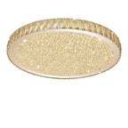 Plafonnier circulaire en cristal de luxe pour salon