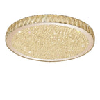Plafonnier circulaire en cristal de luxe pour salon