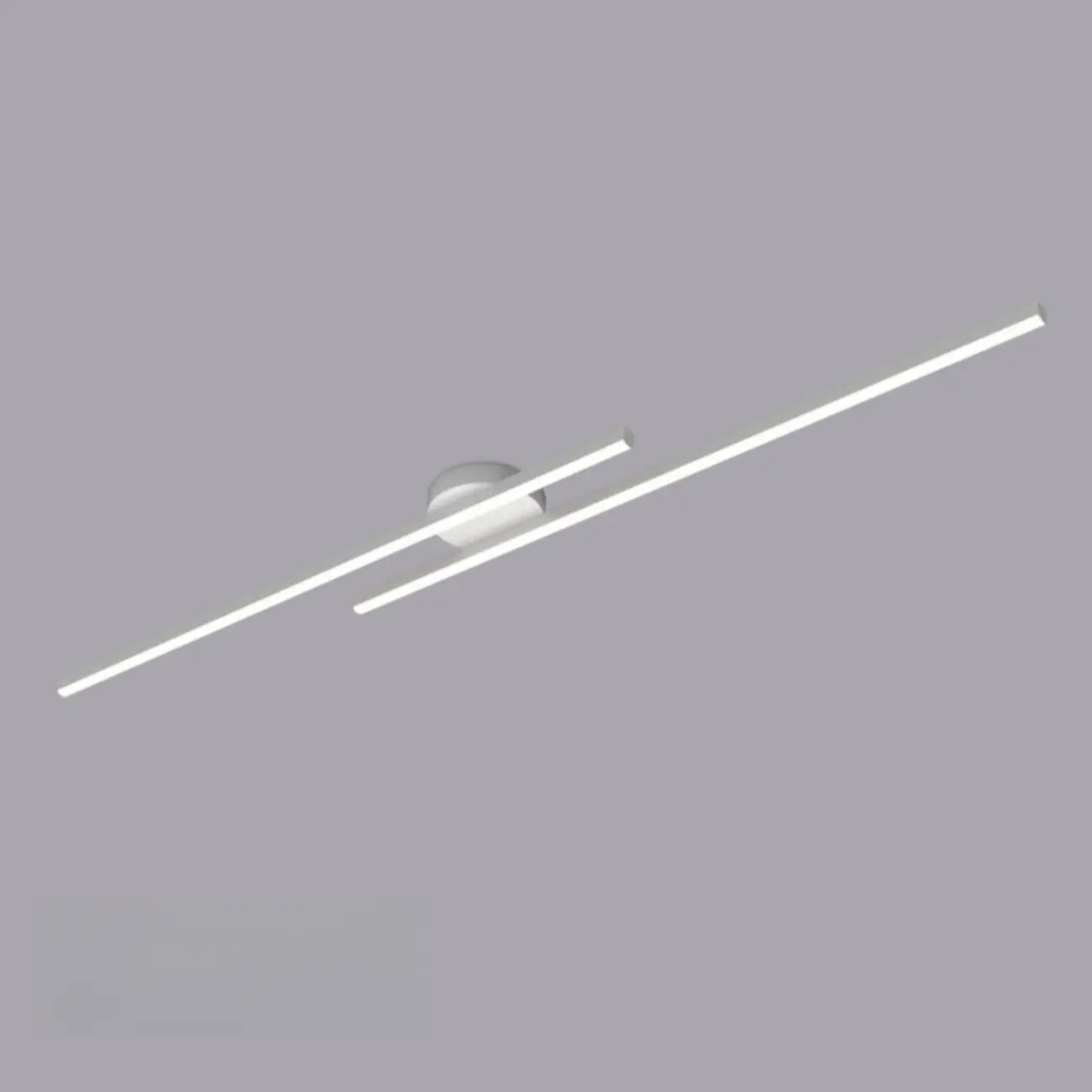 Plafoniera semi-incasso lineare a LED a 2 luci per soggiorno