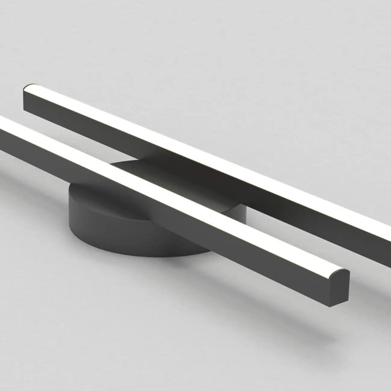 Plafoniera semi-incasso lineare a LED a 2 luci per soggiorno