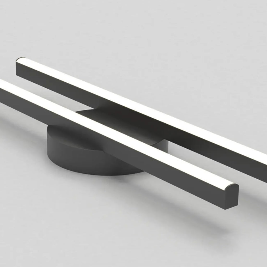 Plafoniera semi-incasso lineare a LED a 2 luci per soggiorno