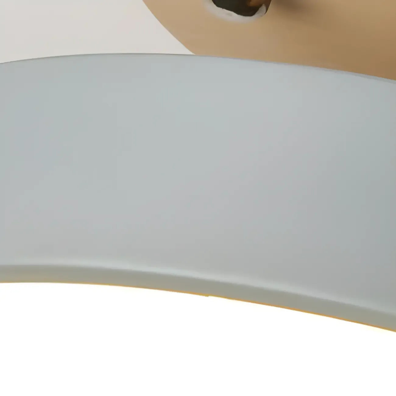 Plafonnier semi-encastré à LED en forme de tambour pour salon