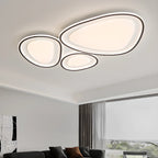 Plafonnier encastré moderne noir et blanc avec variateur à 3 niveaux