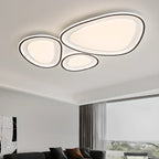 Plafonnier encastré moderne noir et blanc avec variateur à 3 niveaux