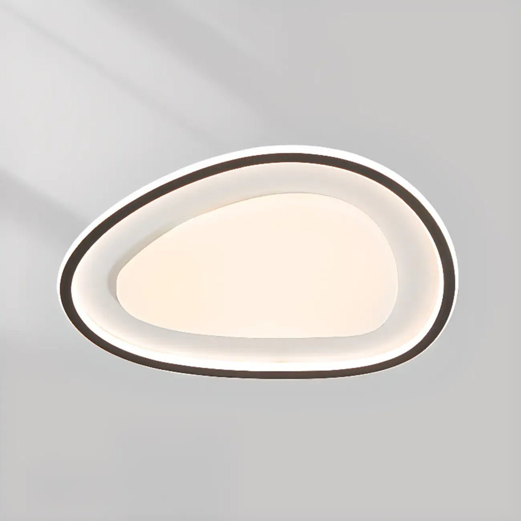Plafonnier encastré moderne noir et blanc avec variateur à 3 niveaux
