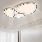 Plafonnier encastré moderne noir et blanc avec variateur à 3 niveaux