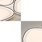 Plafonnier encastré moderne noir et blanc avec variateur à 3 niveaux