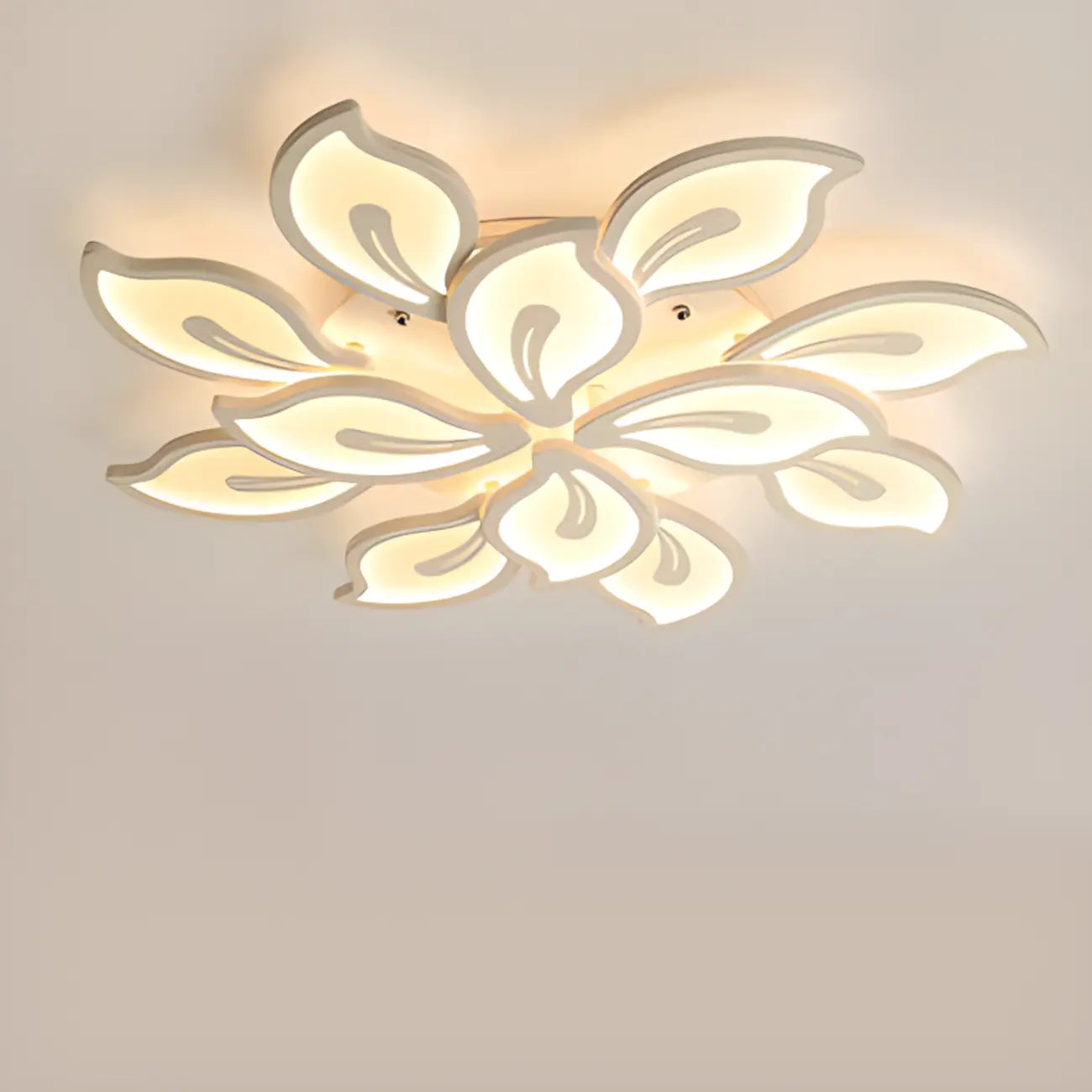Plafonnier LED élégant encastré pour usage intérieur