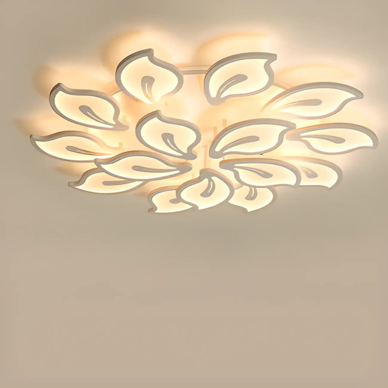 Plafonnier LED élégant encastré pour usage intérieur