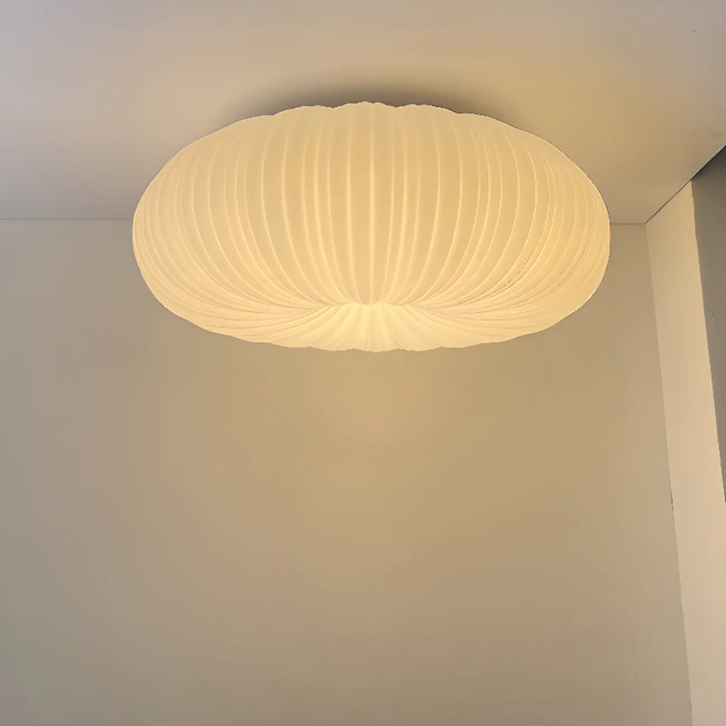Plafonnier moderne rond encastré avec abat-jour en résine