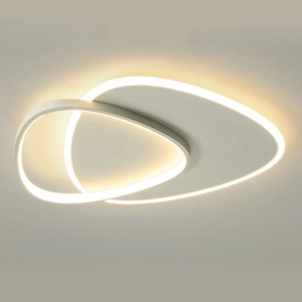 Plafonnier LED encastré élégant avec variateur à 3 niveaux