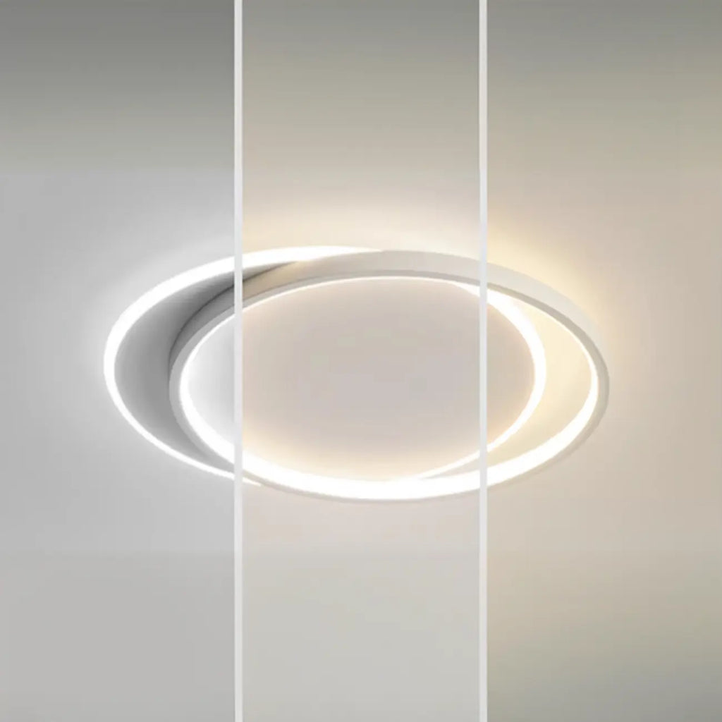 Plafonnier LED encastré élégant avec variateur à 3 niveaux