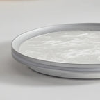 Plafonnier circulaire moderne encastré avec abat-jour en acrylique