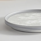 Plafonnier circulaire moderne encastré avec abat-jour en acrylique