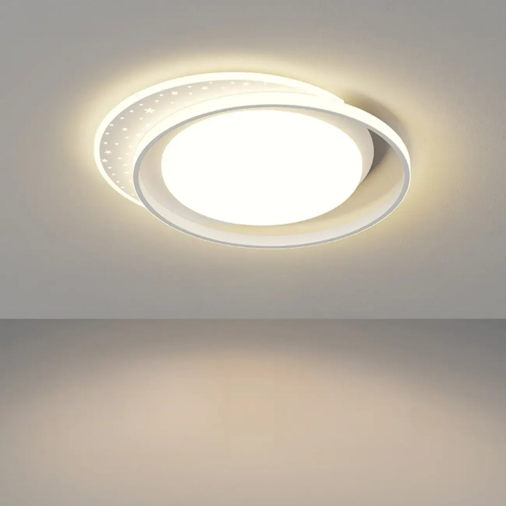 Plafonnier encastré moderne à 3 lumières en acrylique pour usage résidentiel