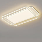 Plafonnier encastré moderne à 3 lumières en acrylique pour usage résidentiel