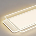 Plafonnier encastré moderne à 3 lumières en acrylique pour usage résidentiel