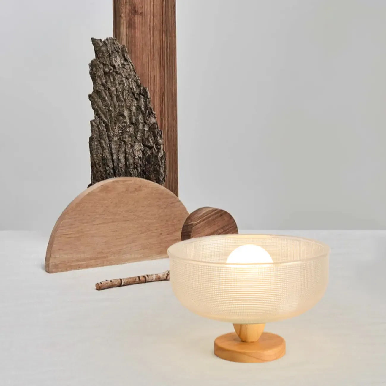 Plafonnier semi-encastré moderne à LED avec abat-jour transparent