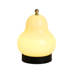 Lampe de chevet mignonne en verre en forme de poire, câblée directement à l'électricité