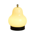 Lampe de chevet mignonne en verre en forme de poire, câblée directement à l'électricité