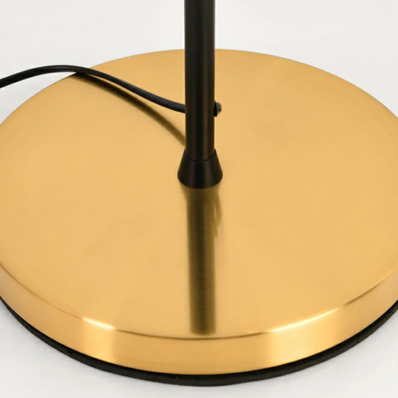 Lampe de table géométrique dorée à brancher, électrique, pour salon
