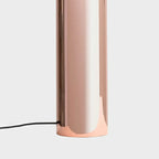 Lampe de table moderne conique en aluminium pour chambre à coucher