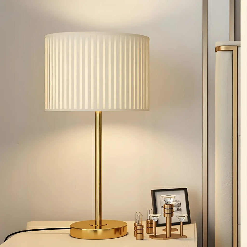 Lampe de table géométrique contemporaine en métal pour la maison