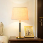 Lampe de table géométrique moderne dorée pour salon