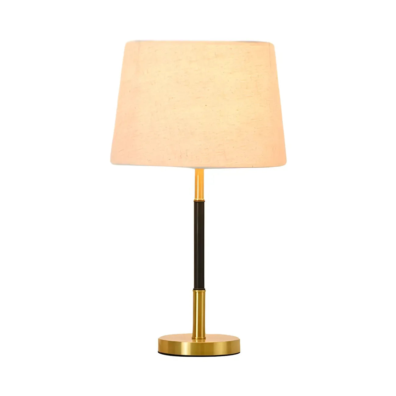 Lampe de table géométrique moderne dorée pour salon