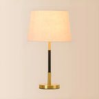 Lampe de table géométrique moderne dorée pour salon