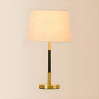 Lampe de table géométrique moderne dorée pour salon