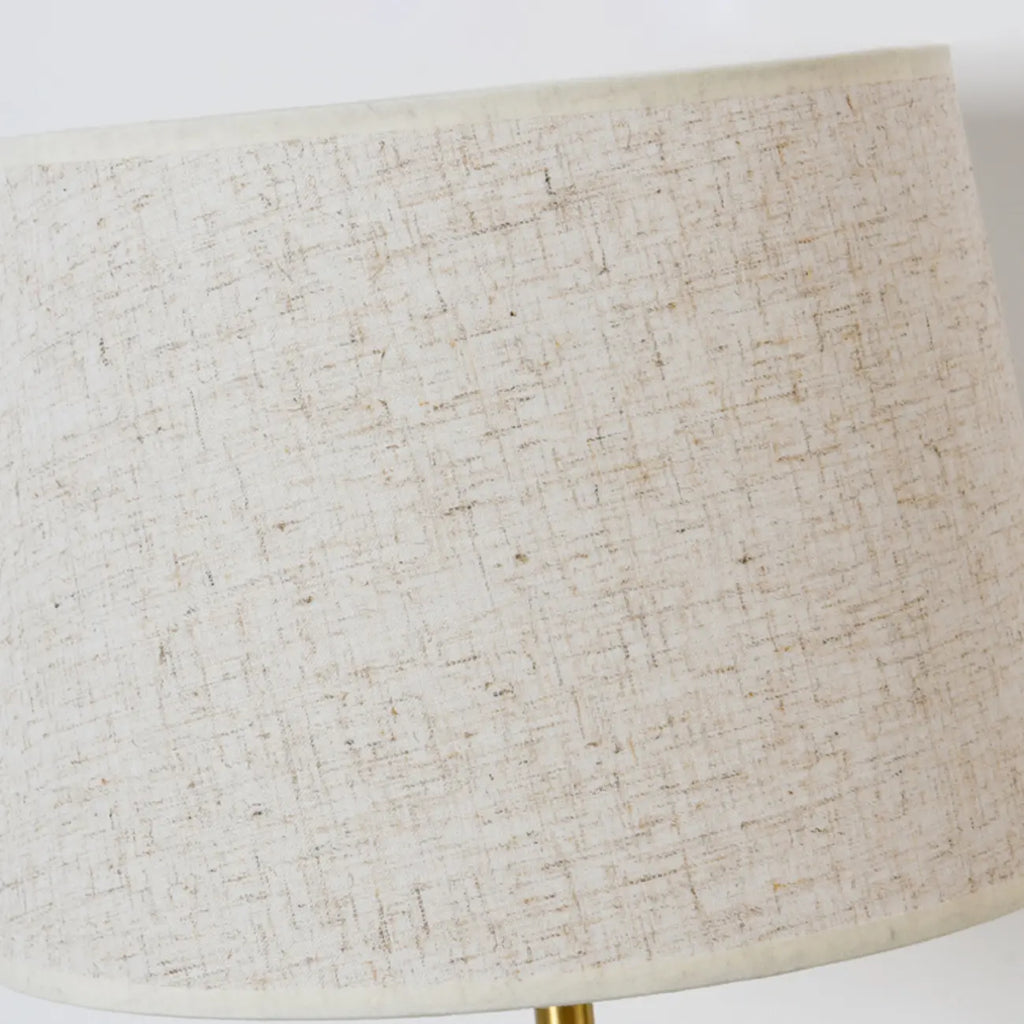 Lampe de table géométrique moderne dorée pour salon