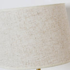 Lampe de table géométrique moderne dorée pour salon