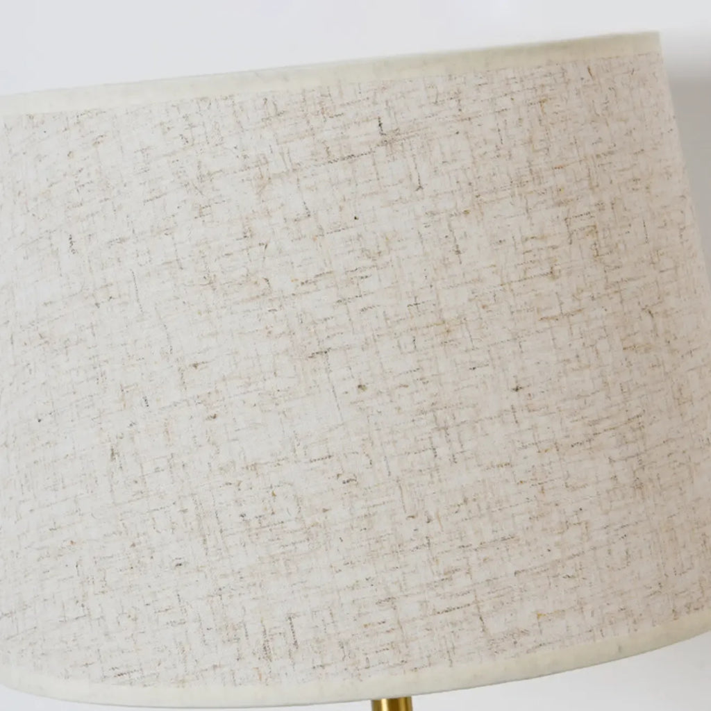 Lampe de table géométrique moderne dorée pour salon