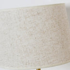 Lampe de table géométrique moderne dorée pour salon