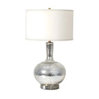 Lampe de table géométrique contemporaine en métal pour salon
