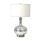 Lampe de table géométrique contemporaine en métal pour salon