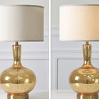 Lampe de table géométrique contemporaine en métal pour salon