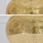 Lampe de table géométrique contemporaine en métal pour salon