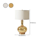 Lampe de table géométrique contemporaine en métal pour salon