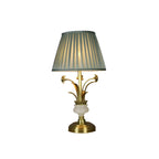Lampe de table géométrique dorée classique à brancher pour chambre