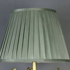 Lampe de table géométrique dorée classique à brancher pour chambre