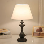 Lampe de table classique en métal, à brancher, pour chambre à coucher