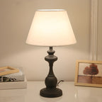 Lampe de table classique en métal, à brancher, pour chambre à coucher