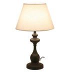 Lampe de table classique en métal, à brancher, pour chambre à coucher