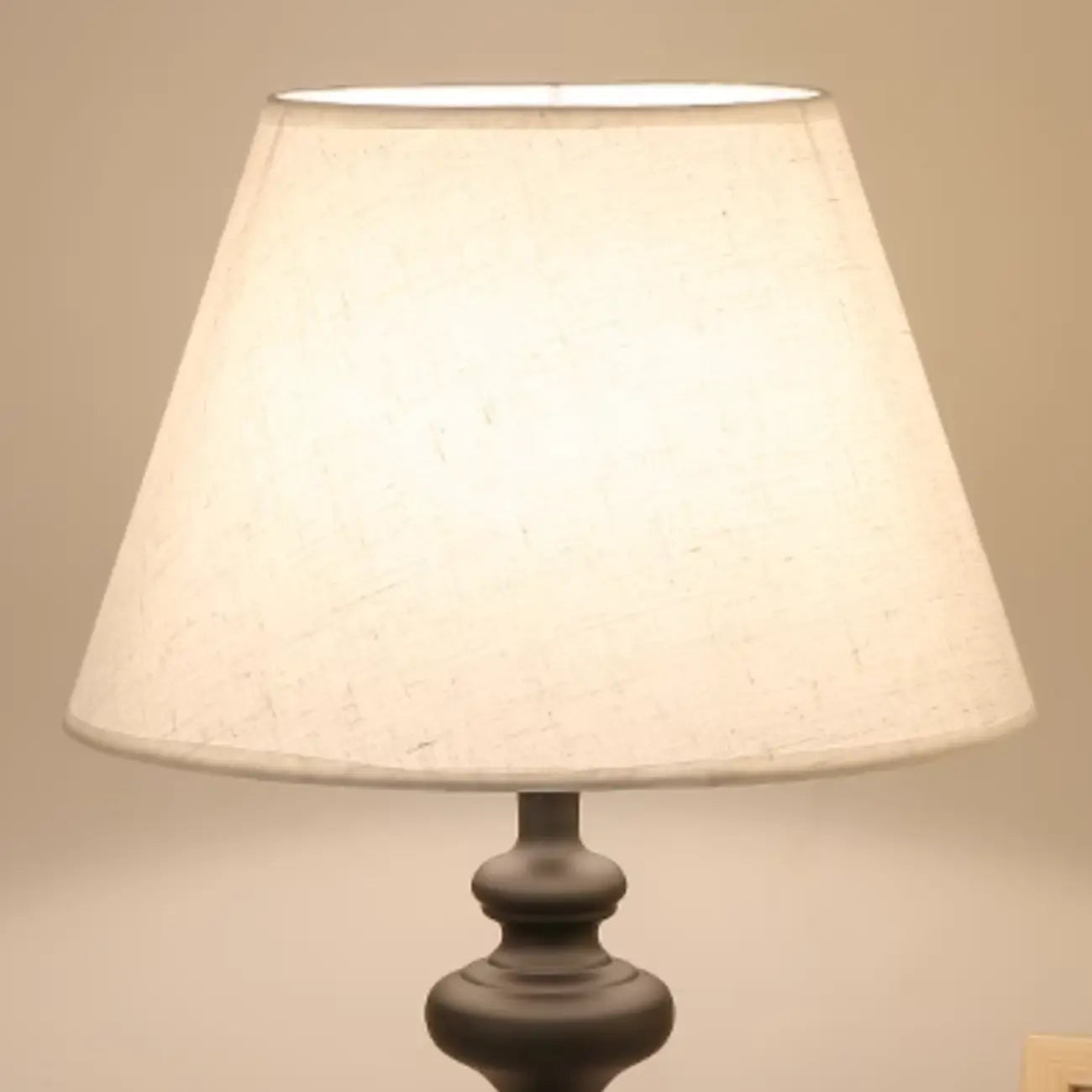 Lampe de table classique en métal, à brancher, pour chambre à coucher