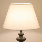 Lampe de table classique en métal, à brancher, pour chambre à coucher
