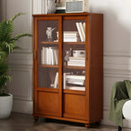 Librerie a 2 cassetti con ripiani regolabili in legno bianco