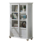Librerie a 2 cassetti con ripiani regolabili in legno bianco